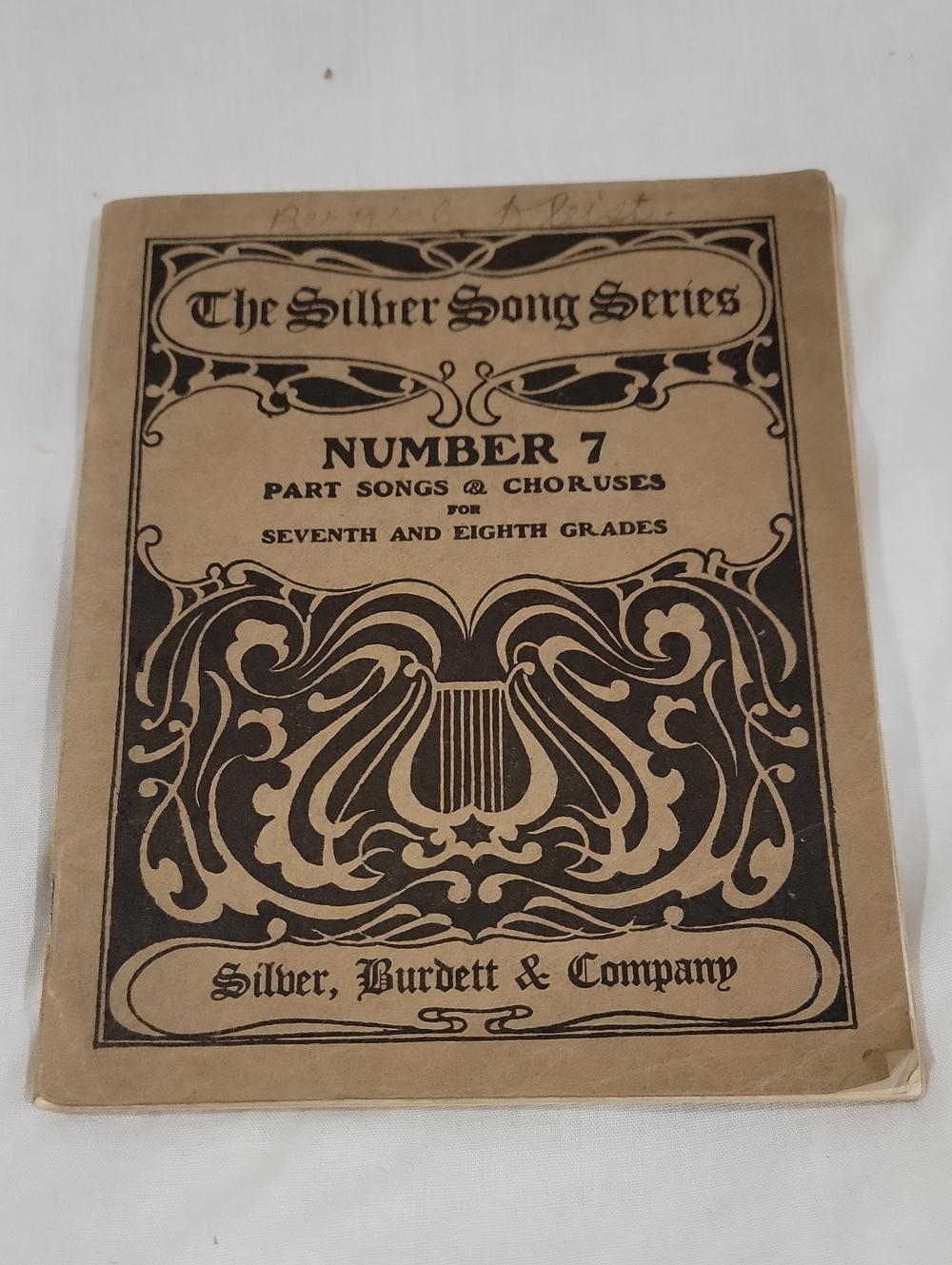 Vintage The Silver Song Series Number 7 Soft Cover Book 1899